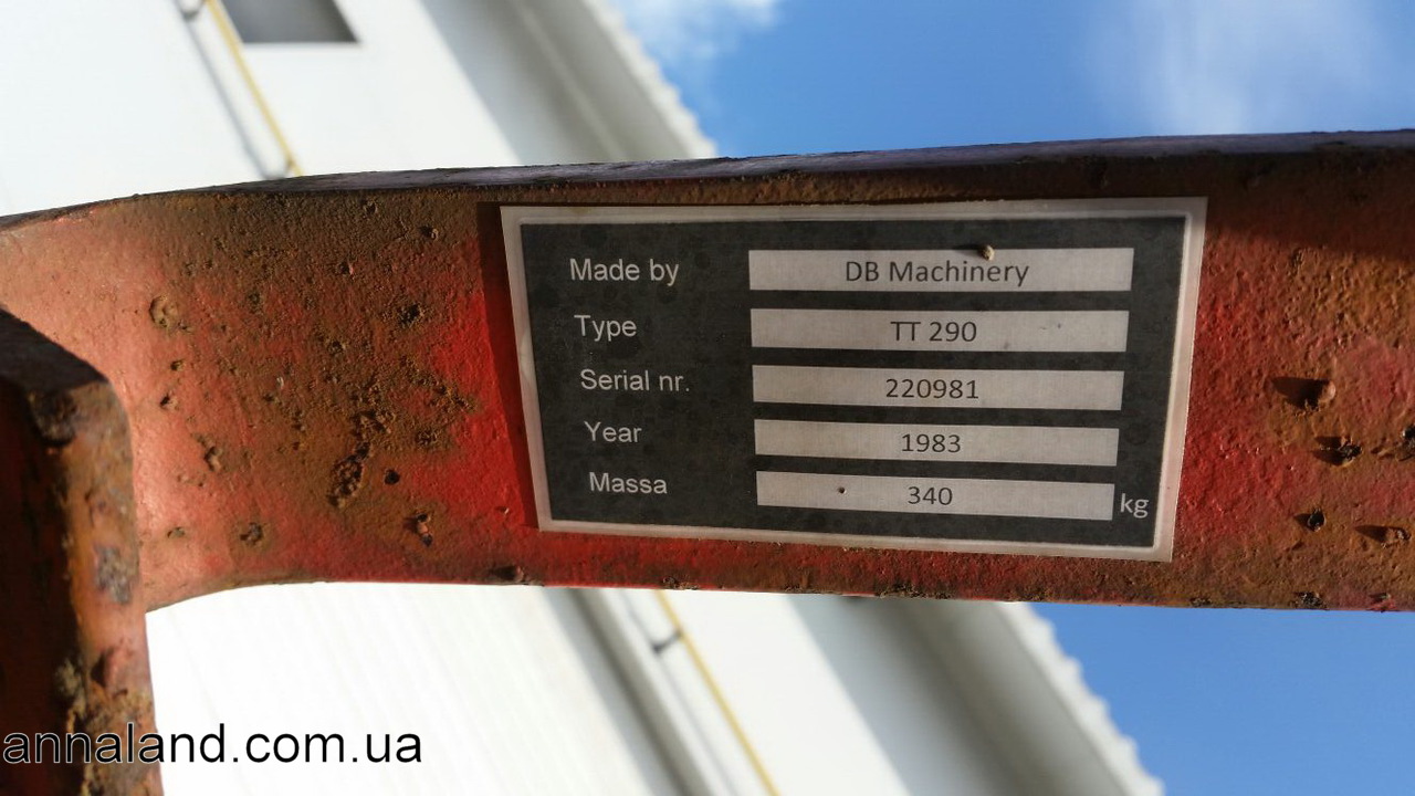  Культиватор DB Machinery TT290 - 07 - Annaland.com.ua.jpg Продаж бу сг техніки з Нідерландів